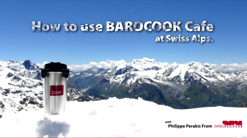 Barocook at swiss Alps (3330m with snow)